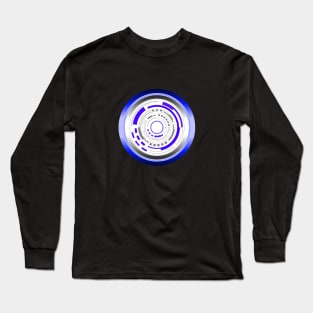 Cyberpunk Techno Tekno Design MetalIc Long Sleeve T-Shirt